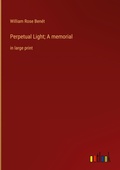 Cover: Perpetual Light; A memorial - Outlook Verlag