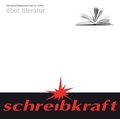 Cover: &uuml;ber literatur - edition schreibkraft ein Imprint von Matthey & Melchior
