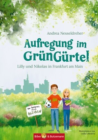 Abbildung von: Aufregung im GrünGürtel - Lilly und Nikolas in Frankfurt am Main - Kinderbuchverlag Biber & Butzemann