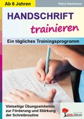 Cover: Handschrift trainieren - KOHL VERLAG Der Verlag mit dem Baum