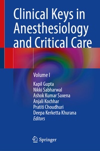 Bild: Clinical Keys in Anesthesiology and Critical Care - Springer