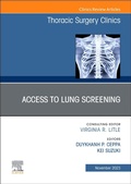 Bild: Lung Screening: Updates and Access, An Issue of Thoracic Surgery Clinics: Volume 33-4 - Churchill Livingstone