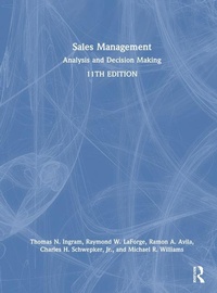 Enlarge image Cover: Sales Management - Routledge
