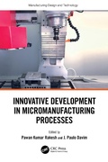 Cover: Innovative Development in Micromanufacturing Processes - CRC Press