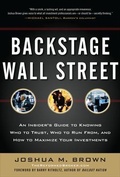 Cover: Backstage Wall Street (PB) - McGraw-Hill Education