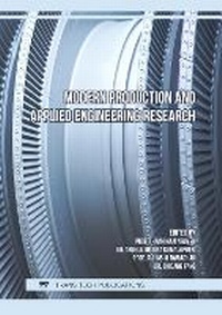 Bild vergrößern Bild: Modern Production and Applied Engineering Research - Trans Tech Publications Ltd