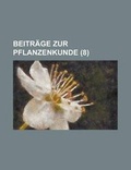 Cover: Beitrage Zur Pflanzenkunde (8 ) - Rarebooksclub.com
