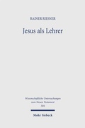 Cover: Jesus als Lehrer - Mohr Siebeck
