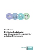 Cover: Politische Partizipation von Menschen mit sogenannter geistiger Behinderung - Verlag Julius Klinkhardt