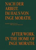 Cover: Nach der Arbeit. Im Haus von Inge Morath. - Fotohofedition