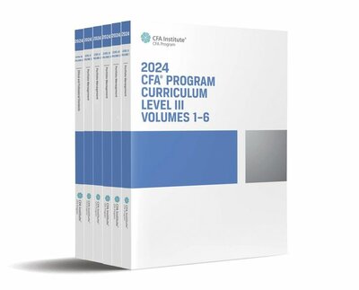 Abbildung von: 2024 CFA Program Curriculum Level III Box Set - Wiley