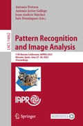 Cover: Pattern Recognition and Image Analysis - Springer
