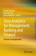 Cover: Data Analytics for Management, Banking and Finance - Springer