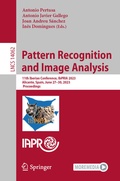 Cover: Pattern Recognition and Image Analysis - Springer