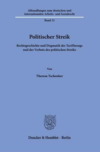 Abbildung von: Politischer Streik. - Duncker & Humblot