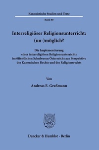 Abbildung von: Interreligiöser Religionsunterricht: (un-)möglich? - fibre