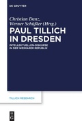 Cover: Paul Tillich in Dresden - De Gruyter
