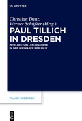 Cover: Paul Tillich in Dresden - De Gruyter