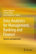 Cover: Data Analytics for Management, Banking and Finance - Springer