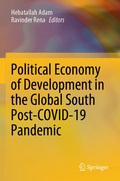 Cover: Political Economy of Development in the Global South Post-COVID-19 Pandemic - Springer