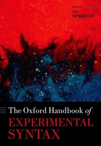 Abbildung von: The Oxford Handbook of Experimental Syntax - OUP eBook