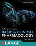 Cover: Katzung's Basic and Clinical Pharmacology, Sixteenth Edition - McGraw-Hill Education