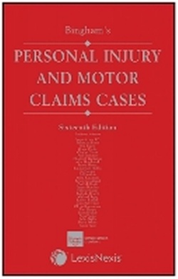 Abbildung von: Bingham & Berrymans' Personal Injury and Motor Claims Cases - LexisNexis UK