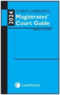 Cover: Anthony and Berryman's Magistrates' Court Guide 2024 - Butterworths Law