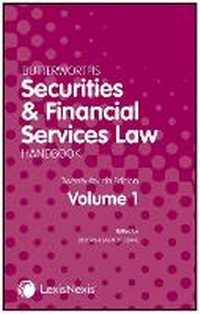 Bild: Butterworths Securities and Financial Services Law Handbook - Butterworths Law