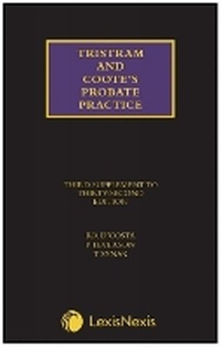 Abbildung von: Tristram and Coote's Probate Practice Third Supplement to the 32nd edition - Butterworths Law