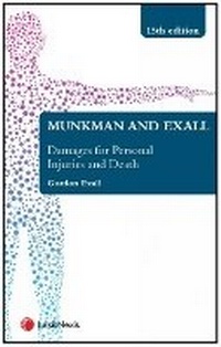 Enlarge image Cover: Munkman Damages For Personal Injuries and Death - Butterworths Law