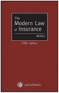 Enlarge image Cover: McGee: The Modern Law of Insurance - Butterworths Law