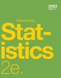 Cover: Introductory Statistics (paperback, b&w) - Independently Published