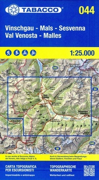 Abbildung von: Val Venosta/Vinschgau / Sesvenna: 044 - Tabacco