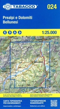 Abbildung von: Prealpi / Dolomiti Bellunesi: 024 - Tabacco