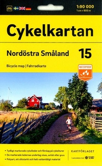 Abbildung von: Smaland Northeast cycling map: 15 - Kartforlaget
