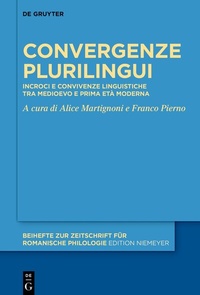 Abbildung von: Convergenze plurilingui - De Gruyter