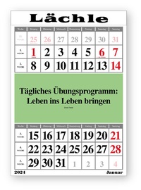Abbildung von: Original-Leitspruch-Monats-Kalender 2024 - Bellaprint Verlag GmbH