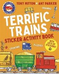 Enlarge image Cover: Amazing Machines Terrific Trains Sticker Activity Book - Kingfisher