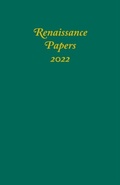 Cover: Renaissance Papers 2022 - De Gruyter