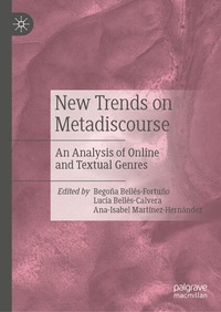 Enlarge image Cover: New Trends on Metadiscourse - Palgrave Macmillan