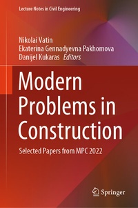 Enlarge image Cover: Modern Problems in Construction - Springer