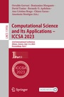 Cover: Computational Science and Its Applications - ICCSA 2023 - Springer