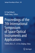 Cover: Proceedings of the 7th International Symposium of Space Optical Instruments and Applications - Springer
