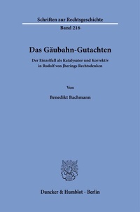 Abbildung von: Das Gäubahn-Gutachten. - Duncker & Humblot