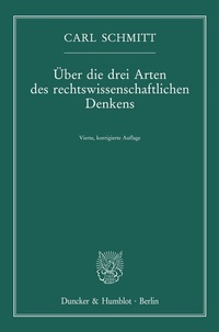 Abbildung von: Über die drei Arten des rechtswissenschaftlichen Denkens. - fibre