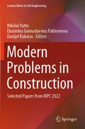 Cover: Modern Problems in Construction - Springer