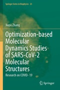 Cover: Optimization-based Molecular Dynamics Studies of SARS-CoV-2 Molecular Structures - Springer