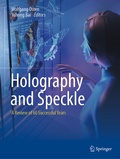 Cover: Holography and Speckle - Springer
