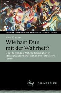 Abbildung von: Wie hast Du's mit der Wahrheit? - J.B. Metzler